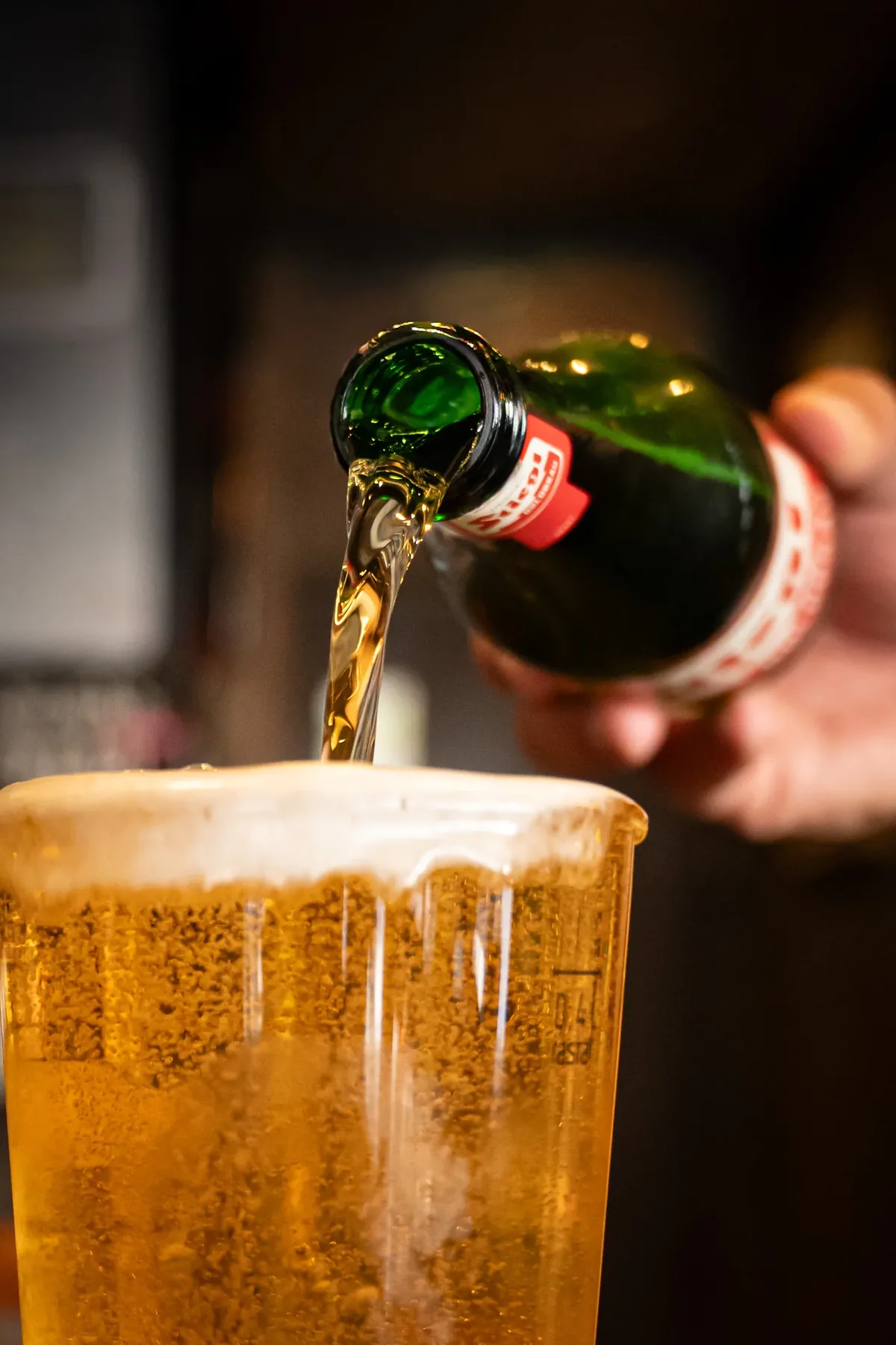 Dryckessortiment i pubmiljö